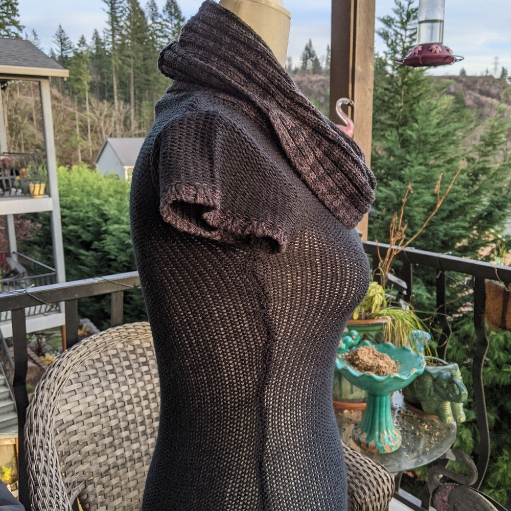 Cowl Neck Mini Dress - Picture 3 of 7